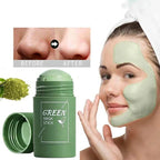 🌿 Green Mask Stick -  Meilleur purifiant qui nettoie les pores et lisse la peau.