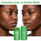 🌿 Green Mask Stick -  Meilleur purifiant qui nettoie les pores et lisse la peau.